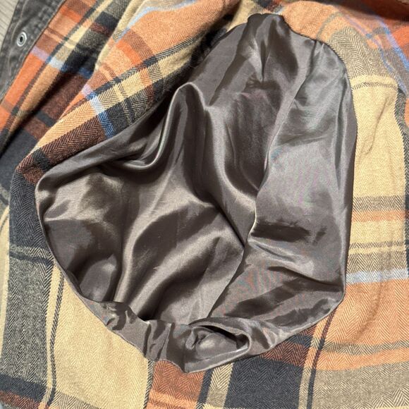 Legendary Whitetails Jacket Mens 2XL  Brown Journeyman Flannel Lined Waxed - Picture 15 of 16